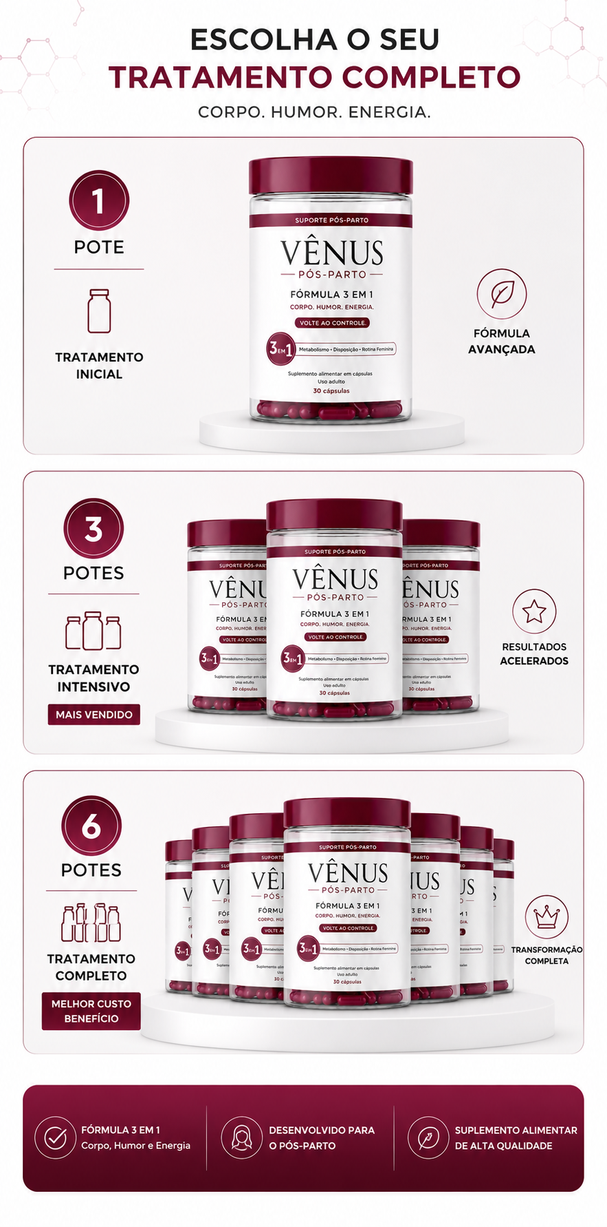 Kit Vênus Pós-Parto