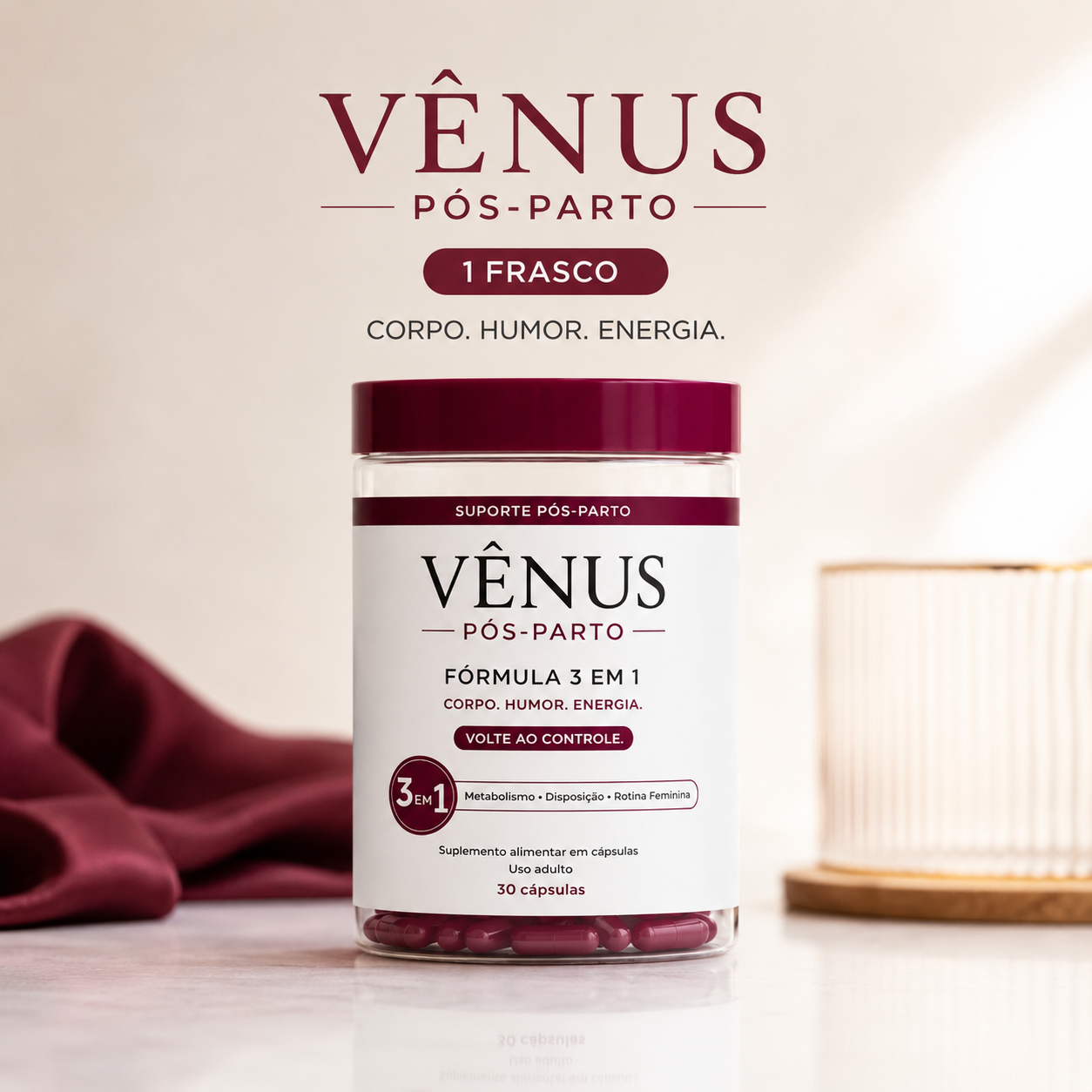 1 Frasco Vênus Pós-Parto